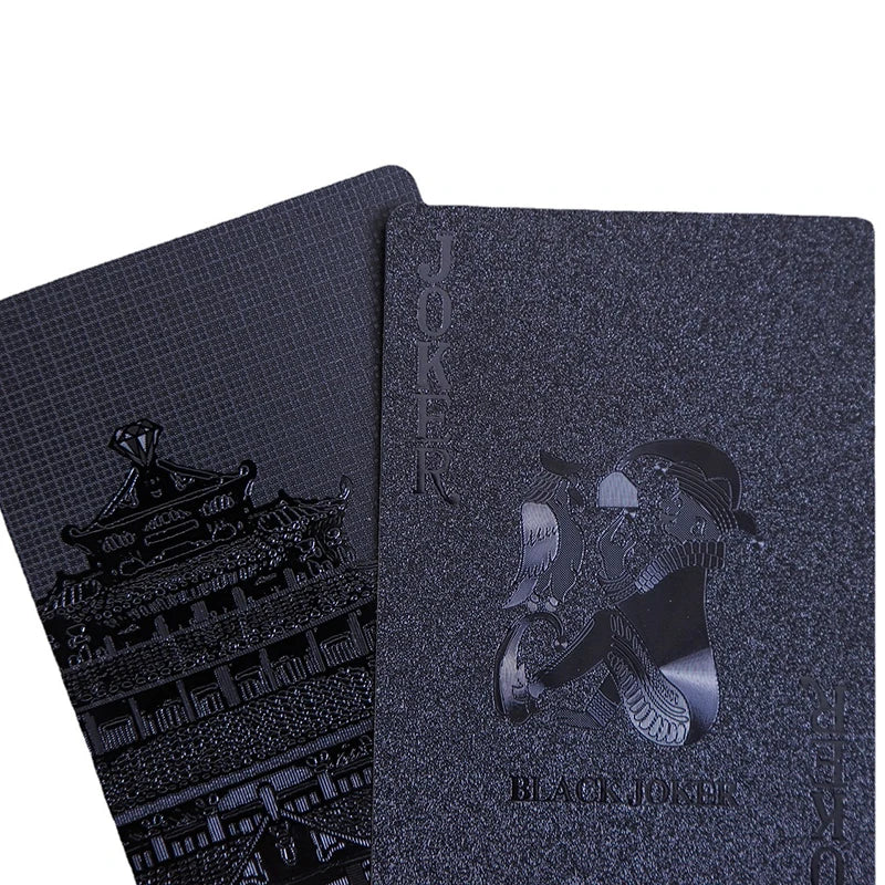 All-Black Waterproof Playing Cards